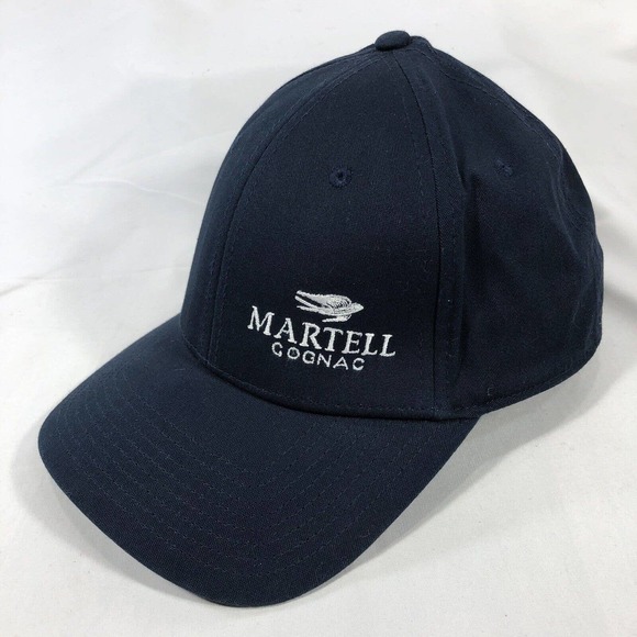 Martell Cognac Navy Blue Embroidered New Era 38thirty Mens Fitted Small-Medium - Picture 3 of 9